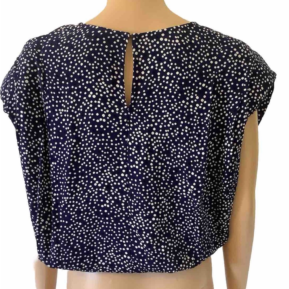 Express Size Medium Crop Top Dot Pattern, Pad Sho… - image 6